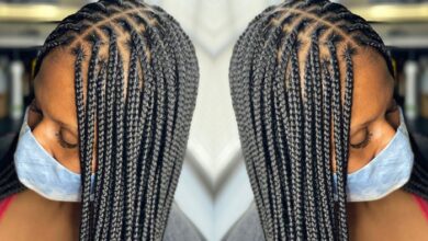 medium knotless braids