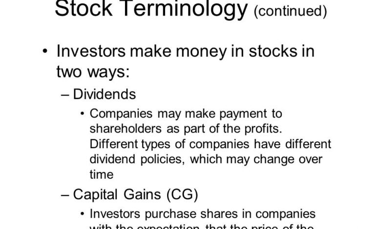 What Are The Two Ways That Investors Can Make Money From Stocks