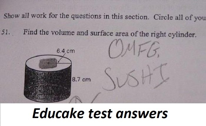 educake test answers